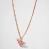 Eternal Gold Pendant Necklace in Rose Gold with Diamonds