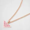 Eternal Gold Pendant Necklace in Rose Gold with Diamonds