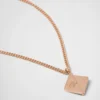 Eternal Gold Pendant Necklace in Rose Gold with Diamonds and Mother-Of-Pearl