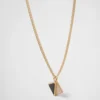 Eternal Gold Pendant Necklace in Yellow Gold with Diamonds and Onyx