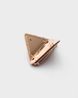 Eternal Gold Small Triangle Brooch in Rose Gold