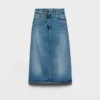 Flared Denim Skirt