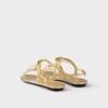 Flat Mordora Nappa Leather Sandals