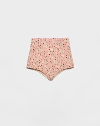 Floral Print Georgette Brief