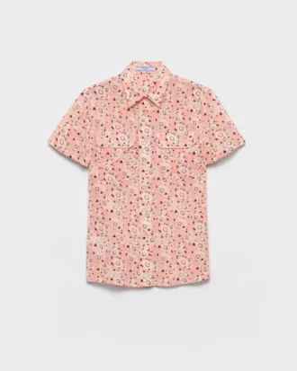 Floral Print Georgette Shirt