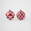 Glass Christmas Ornament Set