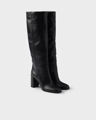 Heeled Leather Boots
