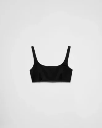 Interlock Fabric Bikini Top