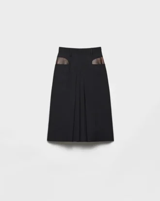 Kid Mohair Midi Skirt