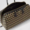 Large Prada Symbole Embroidered Fabric Travel Bag