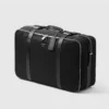 Large Re-Nylon and Saffiano Leather Suitcase