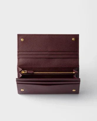 Large Saffiano Leather Wallet