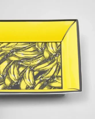 Large Square Porcelain Catchall Tray – Banana
