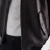Leather Bomber Jacket