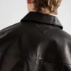 Leather Bomber Jacket