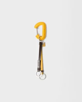 Leather Keychain Charm