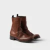 Leather Zipper Boots