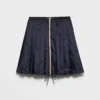 Light Re-Nylon Pleated Skirt