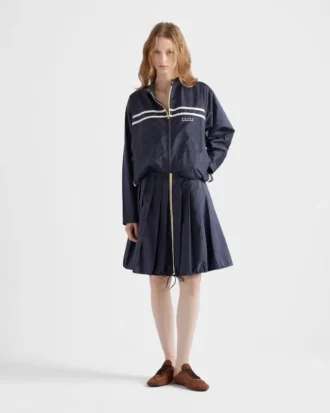 Light Re-Nylon Pleated Skirt