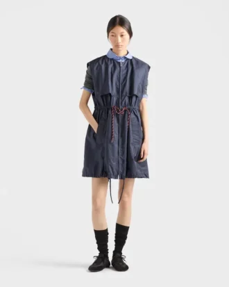 Light, Sleeveless Re-Nylon Mini-Dress