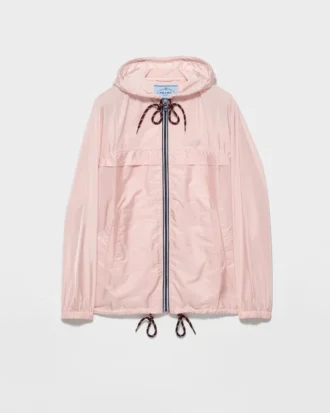 Lightweight Re-Nylon Hooded Raincoat