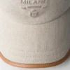 Linen Blend Baseball Cap
