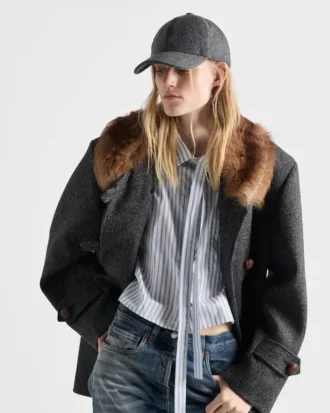 Loden Fabric Baseball Cap