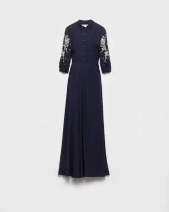 Long Embroidered Sabla Dress