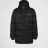 Long Re-Nylon Down Jacket
