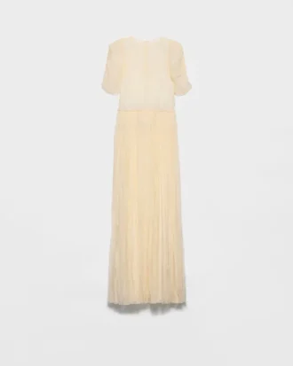 Long Silk Chiffon Dress