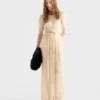 Long Silk Chiffon Dress