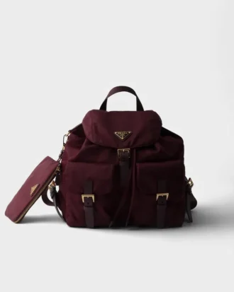 Medium Re-Nylon Backpack with Pouch