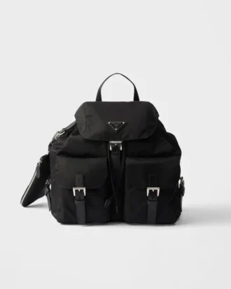 Medium Re-Nylon Backpack with Pouch