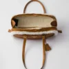 Medium Shearling Two-Handle Bag