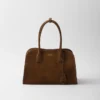 Medium Suede Tote Bag