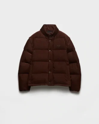 Medium-Weight Corduroy Down Jacket