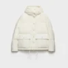 Medium-Weight Hooded Soft Fabric Down Jacket