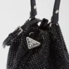 Mini Satin Bag with Crystals
