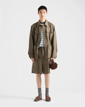 Mohair and Wool Bermudas