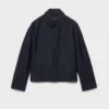 Mohair and Wool Blouson Jacket