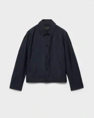 Mohair and Wool Blouson Jacket