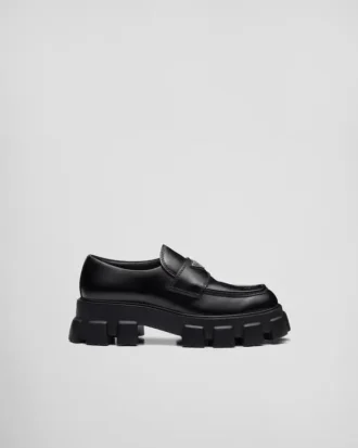 Monolith Brushed Leather Loafers