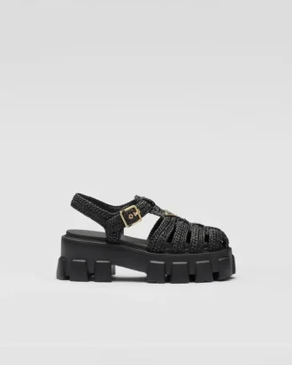 Monolith Crochet Cage Sandals