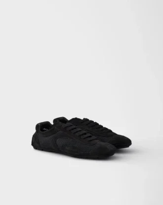 Montecarlo Re-Edition 2005 Suede and Mesh Sneakers