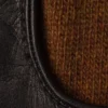 Nappa Leather and Malange Knit Gloves