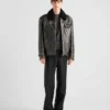 Nappa Leather and Shearling Jacket