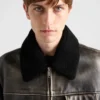 Nappa Leather and Shearling Jacket