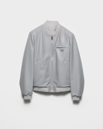 Nappa Leather Bomber Jacket