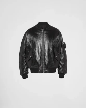 Nappa Leather Bomber Jacket