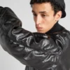 Nappa Leather Bomber Jacket